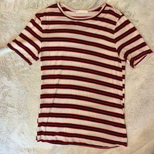 Striped short sleeve tee